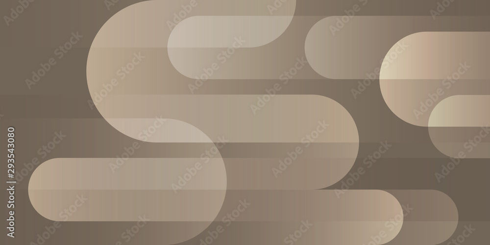 Poster abstract background design with elegant transparent rounded shape