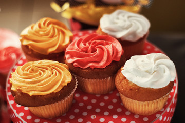 cupcakes with frosting