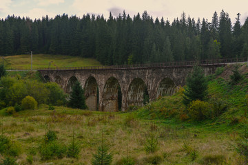 old bridge over the river