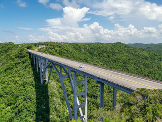 Fototapeta na wymiar Bridge to Varadero, Matanzas, Cuba