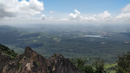 view of mountains