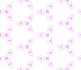 Violet purple retro seamless pattern. Hand drawn w