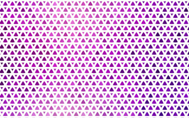 Light Purple vector seamless background with triangles. Glitter abstract illustration with triangular shapes. Design for textile, fabric, wallpapers.