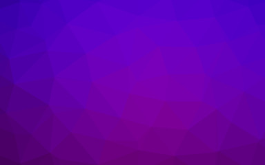 Light Purple vector polygon abstract backdrop. Creative illustration in halftone style with gradient. New texture for your design.