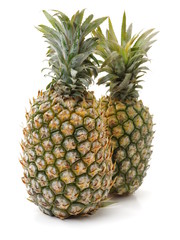 Pineapple on a white background 