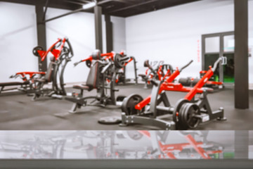 Gym interior and free space for your decoration. 