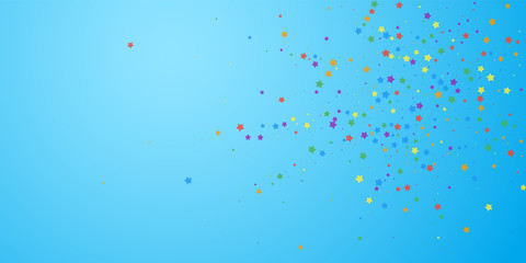 Festive confetti. Celebration stars. Joyous stars 
