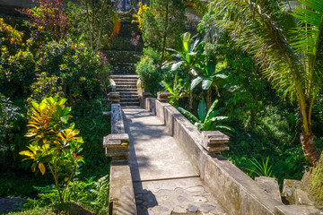 Bridge in Gunung Kawi temple, Ubud, Bali, Indonesia