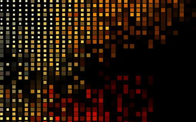 Dark Orange vector layout with lines, rectangles. Abstract gradient illustration with rectangles. Modern template for your landing page.