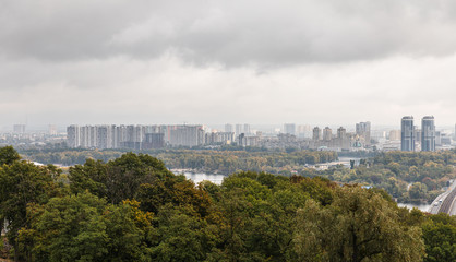 Kyiv city panorama, Ukraine