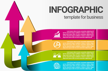 Infographic business steps to success  data.Presentation chart.diagram with steps template.Creative vector illustration.
