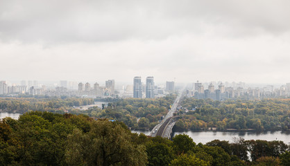 Kyiv city panorama, Ukraine