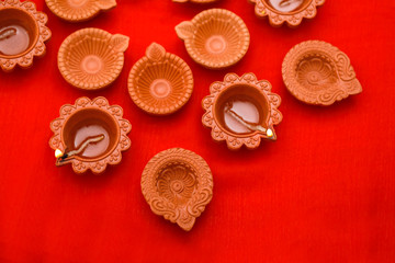 Indian Festival Diwali , Diwali oil Lamp 