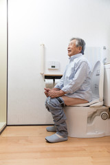 快便の日本人シニア男性