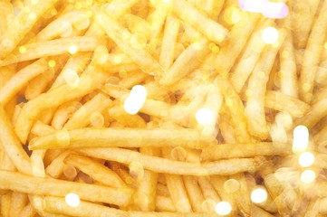 French Fries Texture - Top-down View