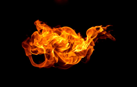 Fire flames  background