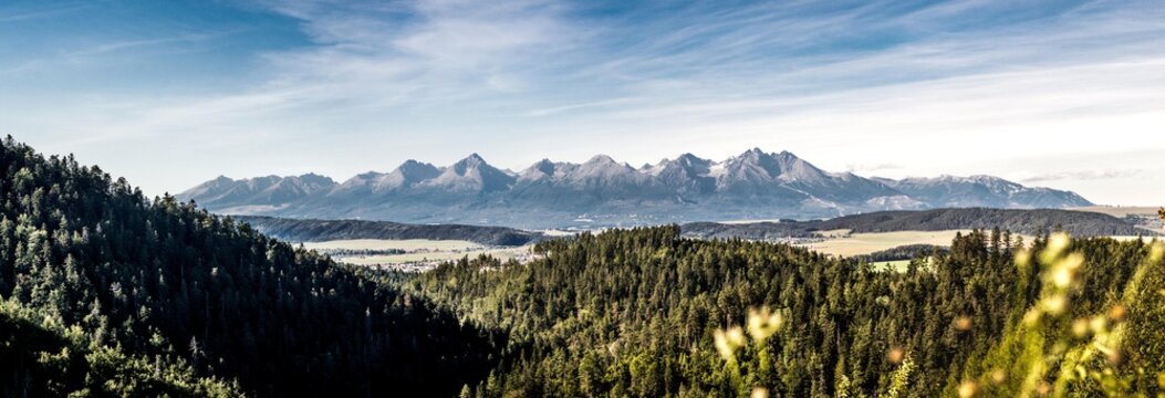 View to High Tatras from Tomasovsky vyhlad
