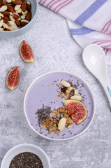 Granola with yogurt