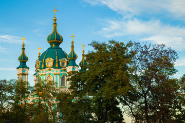 St. Andrew's Church and trees