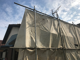 解体工事　シート