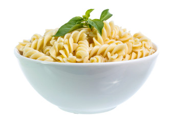pasta isolated on white