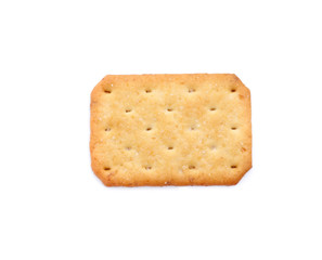 Cracker isolated on white