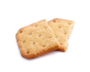 Cracker isolated on white