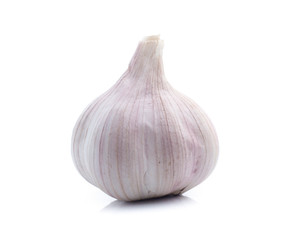 Garlic isolated on white background