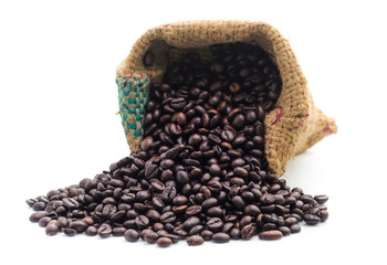 Coffee Bean with white background