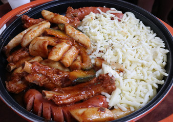 fried pork with cheese