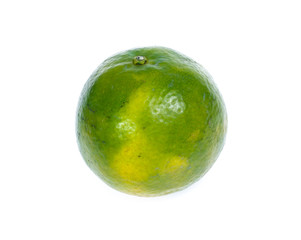 Orange fruit isolated on white background