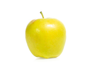 yellow apples isolated