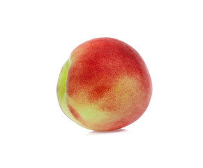 Peach isolated on white