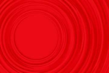 Abstract volume background with the image of a random rotating thin rings. 3D illustration