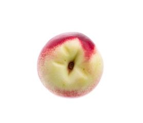 nectarines isolated on white background