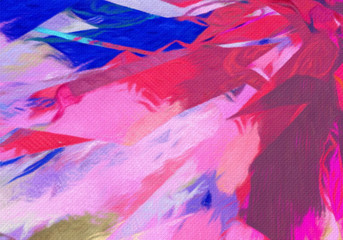 Background pattern for brochure cover, banner, postcard, flyer, poster or textile and fabric print. Template for creative wallpaper or graphic design artwork. Abstract digital painting art.