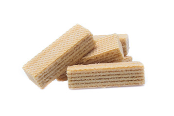 Wafers stick isolated on white background