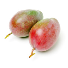 mangos on white background 