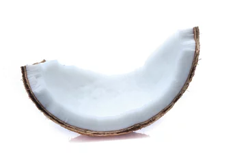 Türaufkleber coconuts isolated on  white background © Poramet
