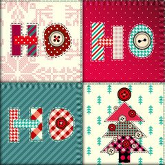 Obraz premium Patchwork textile pattern. Seamless quilting design background.