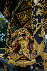 Photography of a Japanese temple in Brussels.