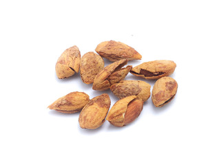 Almond isolated on white background