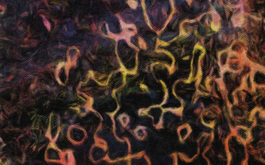 Obraz premium Background pattern for brochure cover, banner, postcard, flyer, poster or textile and fabric print. Template for creative wallpaper or graphic design artwork. Abstract digital painting art.