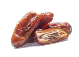 Dates isolated on white background