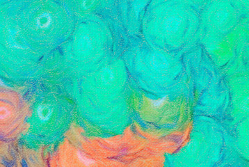 Modern painting wall art decor. Abstract drawing background. Design artwork. Brush strokes on canvas. Artistic pattern. Creative fashion print. Good as psychedelic poster. Surreal graphic abstraction.