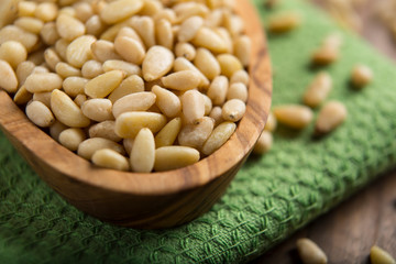 Lots of Healthy Pine Nut in a bowl