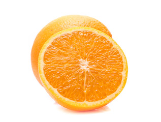 Orange fruit  isolated on white background