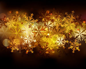 Obraz na płótnie Canvas Background of snow crystal