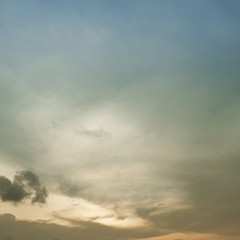 blue sky with clouds