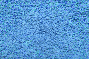 Fototapeta na wymiar blue texture of towel